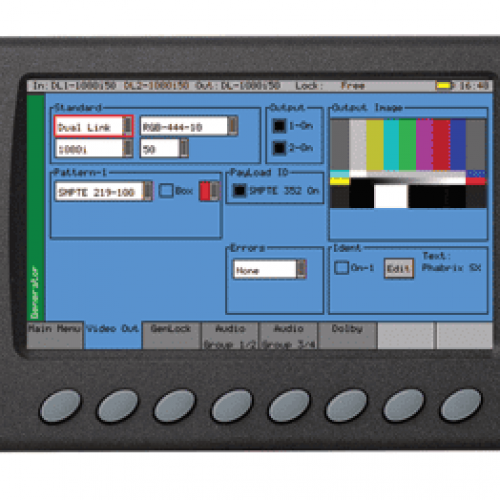 Leader SxD Portable dual-link 3G/HD/SD-SDI Generation, Analysis & Video/Audio Monitoring