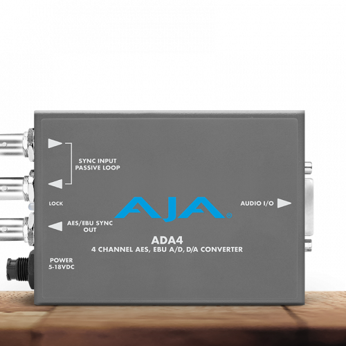 AJA  ADA4  4-Channel Bidirectional Audio A/D & D/A Converter