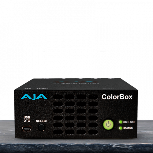 AJA  ColorBox  In-line HDR/SDR Algorithmic and LUT Color Transforms