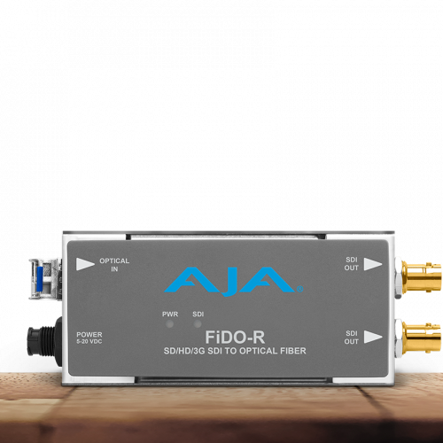 AJA  FiDO-R  1-Channel Single-Mode LC Fiberto 3G-SDI Receiver