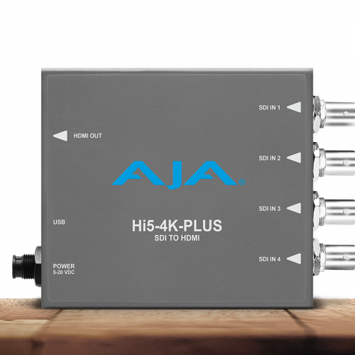 AJA Hi5-4K-Plus Pristine 3G-SDI to HDMI 2.0 Conversion